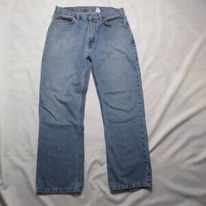 JEANS mens DENIM blue RELAXED cotton SIZE 33
